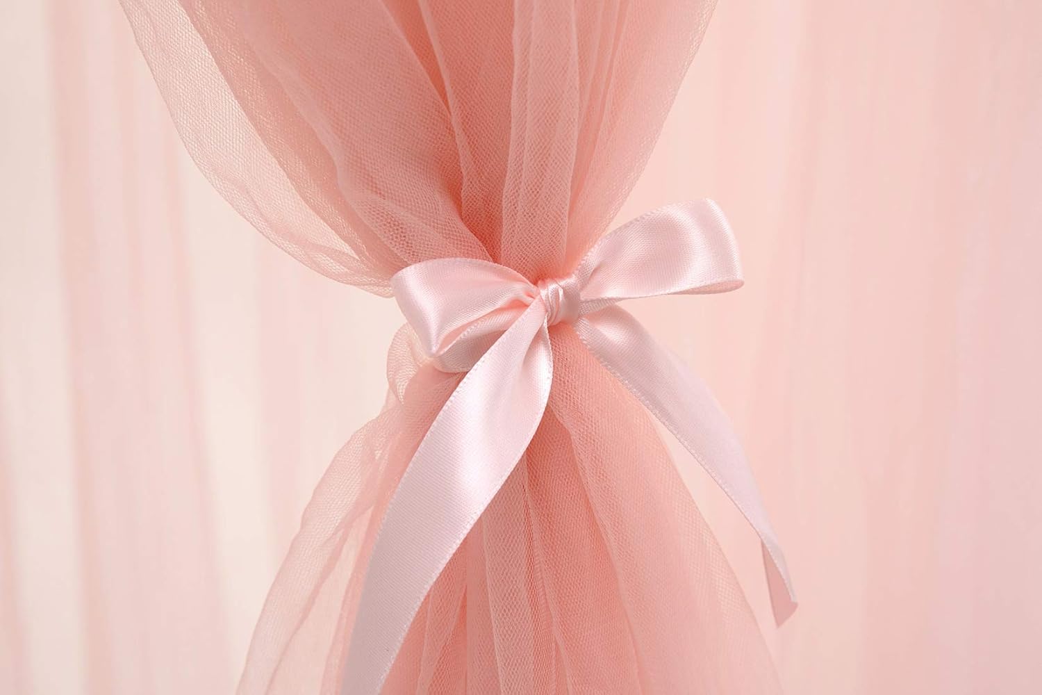 Kids Bed Canopy,Princess Hanging Mosquito Net for Baby Crib Nook Castle Nursery for Kid's Room Decor,Pink