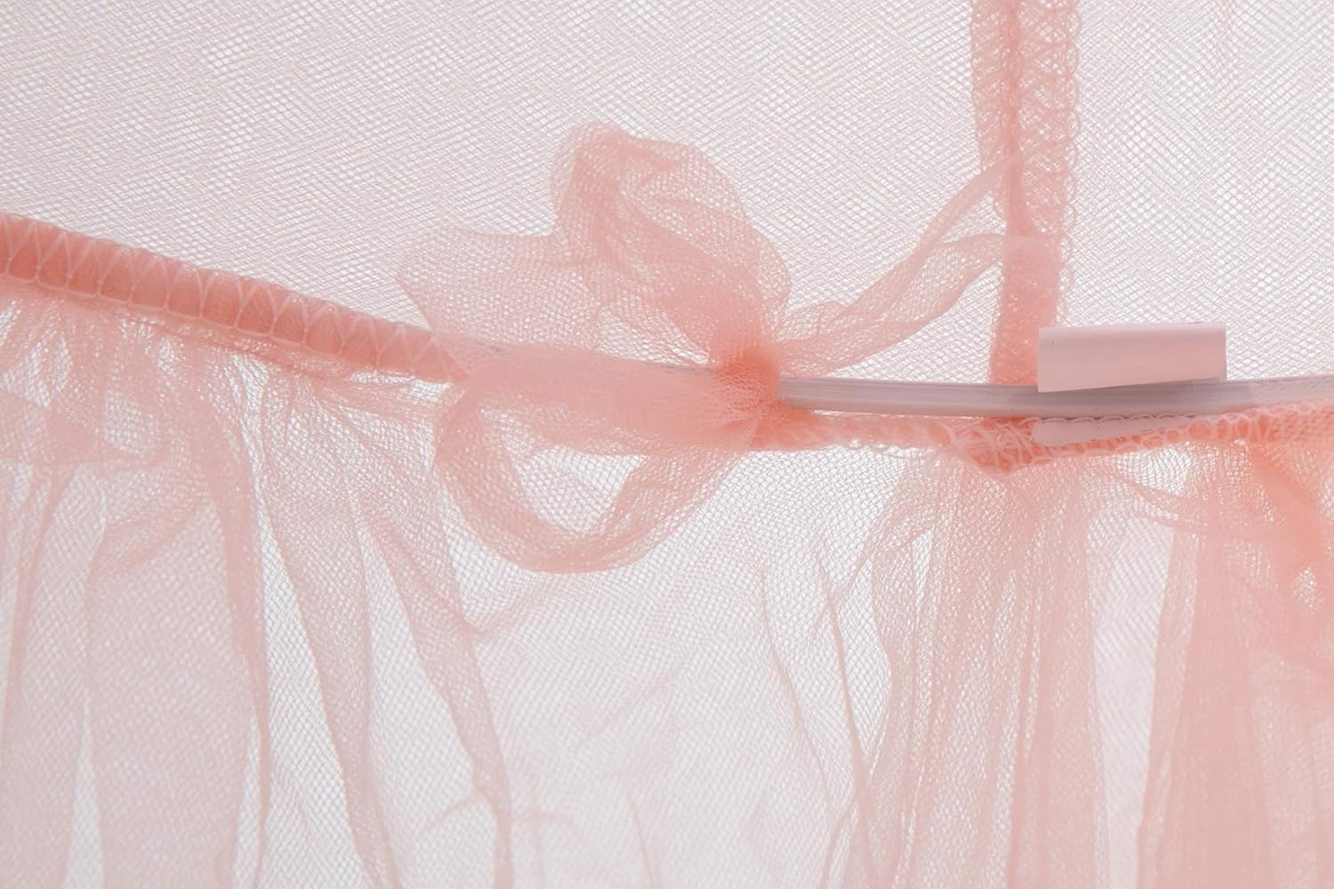 Kids Bed Canopy,Princess Hanging Mosquito Net for Baby Crib Nook Castle Nursery for Kid's Room Decor,Pink