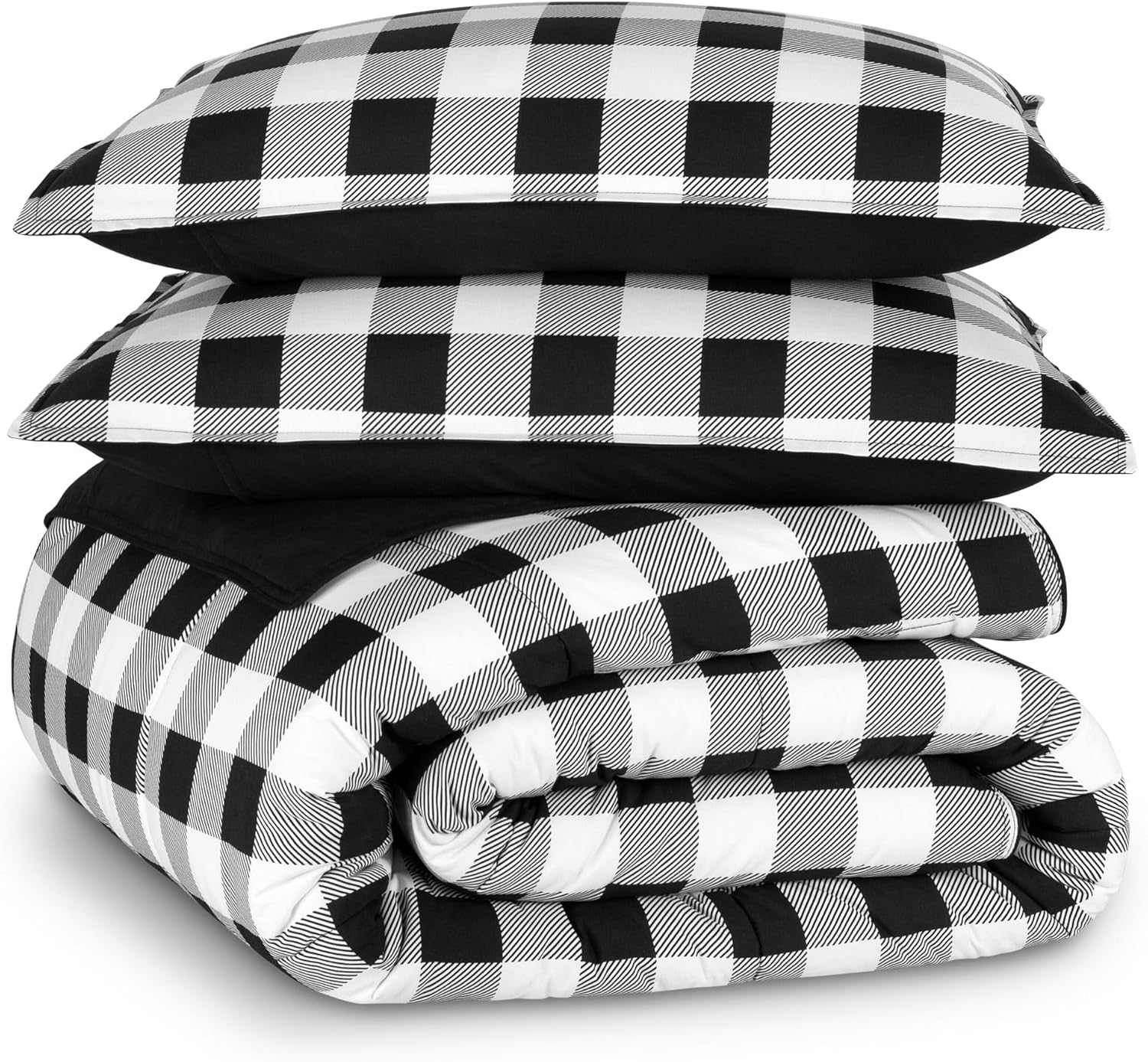 Bare Home Comforter Set - Queen Size - Ultra-Soft - Goose Down Alternative - Premium 1800 Series - All Season Warmth (Queen, Grey)